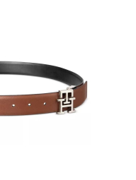 Чоловічий ремінь 4 в 1 Tommy Hilfiger двосторонній 1159839581 (Чорний/Коричневий One size)