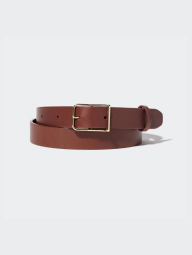 Шкіряний ремінь UNIQLO 1159841521 (Коричневий L)