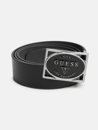 Мужской ремень GUESS с пряжкой-логотипом 1159842689 (Черный L)