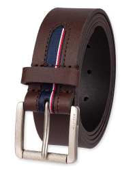 Кожаный мужской ремень Tommy Hilfiger 1159842955 (Коричневый 62-64)