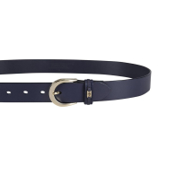 Кожаный женский ремень Tommy Hilfiger 1159845533 (Синий 3X)