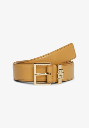 Кожаный женский ремень Tommy Hilfiger 1159845752 (Бежевый 34)