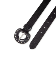 Кожаный женский ремень Levi's 1159849512 (Черный M)