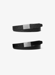 Двосторонній ремінь Michael Kors з логотипом 1159850047 (Чорний One size)