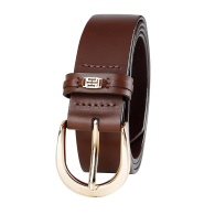 Шкіряний жіночий ремінь Tommy Hilfiger 1159851088 (Коричневий XL)