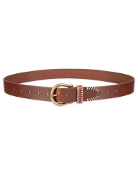 Кожаный женский ремень Levi's 1159851636 (Коричневый S)