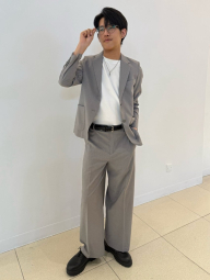 Кожаный плетеный ремень UNIQLO 1159854336 (Черный XL)