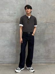 Кожаный плетеный ремень UNIQLO 1159854336 (Черный XL)