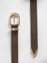 Жіночий ремінь GAP з екошкіри 1159856722 (Коричневий L)