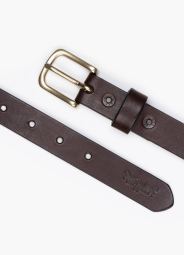 Мужской кожаный ремень Levi's 1159857770 (Коричневый 34)