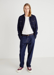 Мужской кожаный ремень Levi's 1159857770 (Коричневый 34)