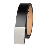 Чоловічий ремінь шкіряний Calvin Klein з логотипом 1159857992 (Чорний 38-40)