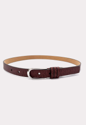 Жіночий ремінь Michael Kors з принтом 1159859240 (Бордовий S)