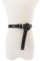 Шкіряний ремінь Michael Kors 1159859299 (Чорний S/M)