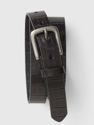 Мужской кожаный ремень GAP 1159859377 (Черный XS)