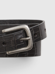 Мужской кожаный ремень GAP 1159859350 (Черный M)