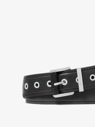 Кожаный ремень Colby Michael Kors с логотипом 1159860102 (Черный L)