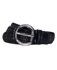 Женский ремень из рафии Michael Kors 1159860624 (Черный L/XL)