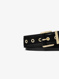Кожаный ремень Colby Michael Kors с логотипом 1159860784 (Черный M)