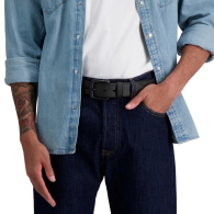 Кожаный ремень Levi's 1159861573 (Черный S)