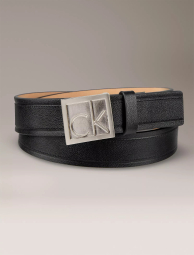 Чоловічий ремінь Calvin Klein із монограмою 1159861838 (Чорний 34-36)