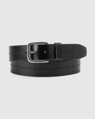 Шкіряний ремінь Levi's 1159862483 (Чорний 36)