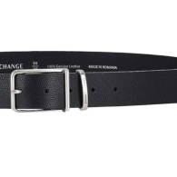 Мужской ремень Armani Exchange с логотипом 1159864176 (Черный 50)