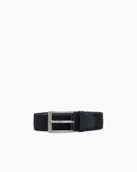 Мужской плетеный ремень Armani Exchange 1159865343 (Синий 44)