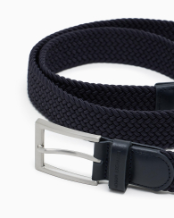 Мужской плетеный ремень Armani Exchange 1159865343 (Синий 44)