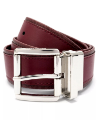Женский двусторонний кожаный ремень Michael Kors 1159865585 (Бордовый L)