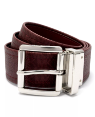 Женский двусторонний кожаный ремень Michael Kors 1159865585 (Бордовый L)