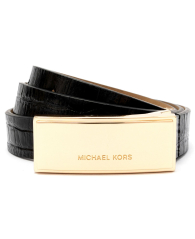 Жіночий шкіряний ремінь Michael Kors 1160011681 (Чорний XS)
