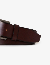 Чоловічий шкіряний ремінь US POLO ASSN 1160781799 (Коричневий M)