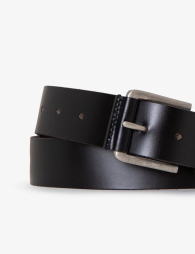 Чоловічий шкіряний ремінь US POLO ASSN 1160840752 (Чорний M)