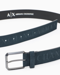 Шкіряний ремінь Armani Exchange 1160817280 (Синій 36)