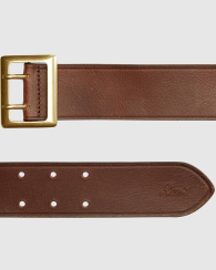 Шкіряний ремінь Levi's 1162181521 (Коричневий M)