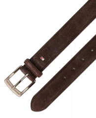 Чоловічий ремінець замшевий Tommy Hilfiger 1162527537 (Коричневий 30-32)