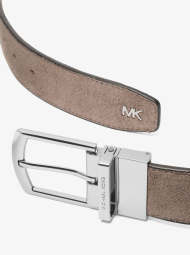 Двусторонний кожаный ремень Michael Kors 1162688683 (Черный/Серый One size)