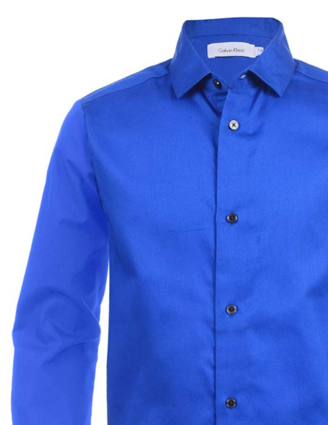 Дитяча класична сорочка Calvin Klein 1159850652 (Синій 8) на зріст 127-135 см