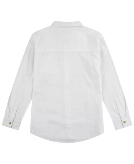 Дитяча бавовняна сорочка Levi's 1159858296 (Білий L) на зріст 147-163 см