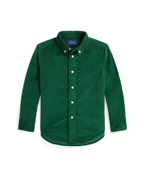 Вельветова сорочка Polo Ralph Lauren 1159861011 (Зелений XL) на зріст 163-174 см