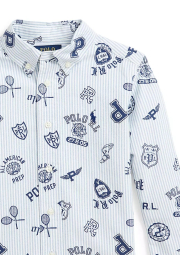 Дитяча сорочка Ralph Lauren з принтом 1159841471 (Синій/Білий L)