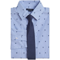 Детская рубашка Tommy Hilfiger с галстуком 1159847626 (Голубой 10)