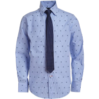 Детская рубашка Tommy Hilfiger с галстуком 1159847626 (Голубой 10)