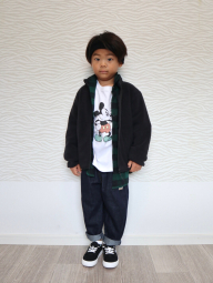 Детская фланелевая рубашка Uniqlo в клетку 1159855738 (Зеленый 145-155) на рост 145-155 см