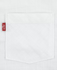 Дитяча бавовняна сорочка Levi's 1159858296 (Білий L) на зріст 147-163 см