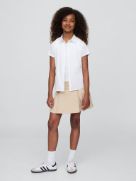 Детская рубашка GAP с короткими рукавами 1159859218 (Белый L) на рост 140 см