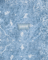 Детская рубашка Levi's с принтом 1159861970 (Голубой L) на рост 147-163 см