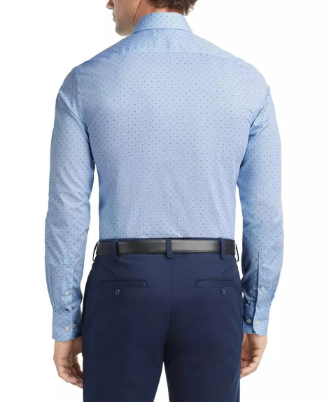 Мужская рубашка Tommy Hilfiger с принтом 1159840161 (Синий XXL)