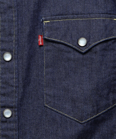 Мужская рубашка Levi's на кнопках 1159840214 (Синий 3XL)